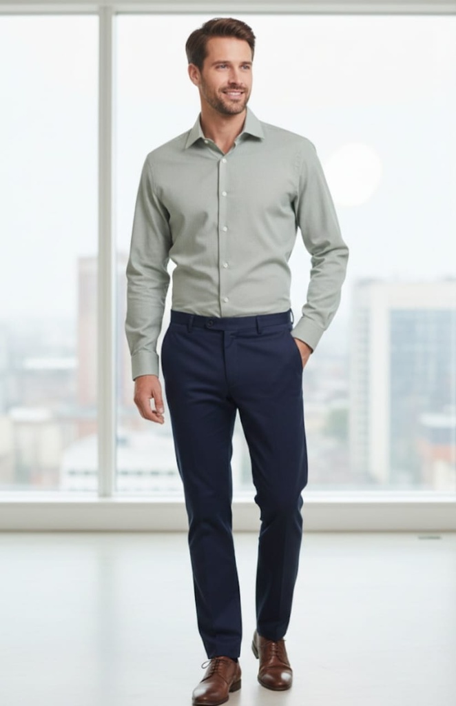 BANANA CAMISA VERDE PUNTS BLC