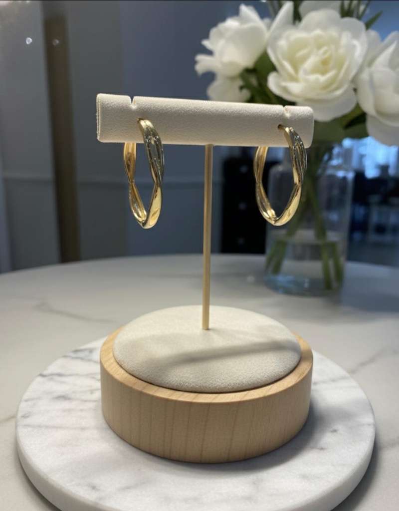 ARGOLLA ENCHAPE DORADO OVALADO