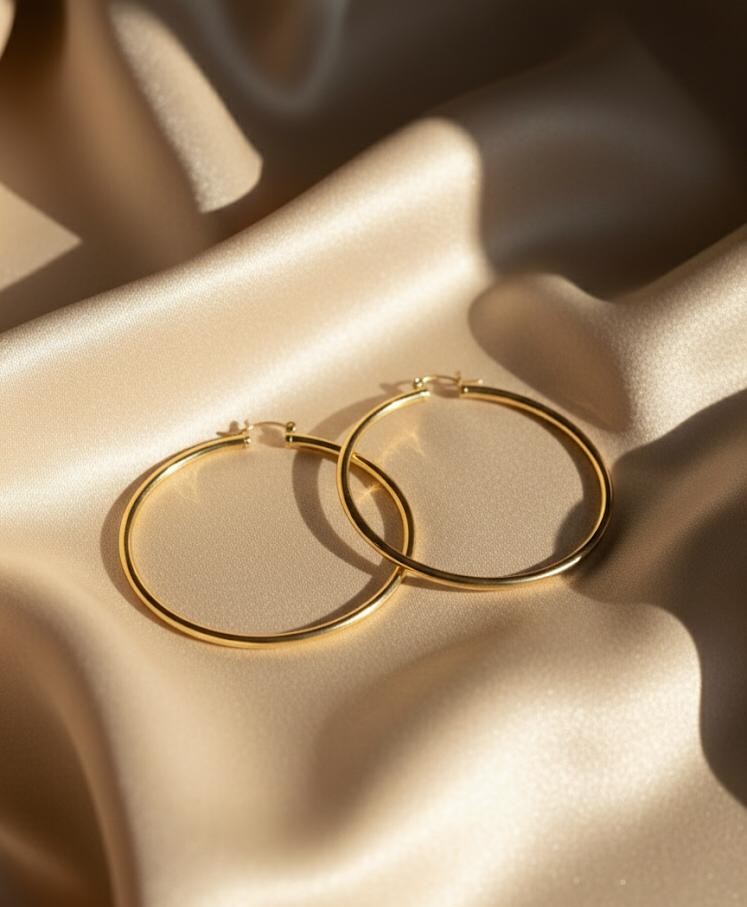 ARETES DE ARGOLLA ENCHAPE 790