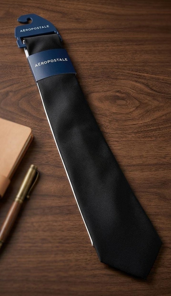 AEROPOSTALE CORBATA NEGRO HOMBRE