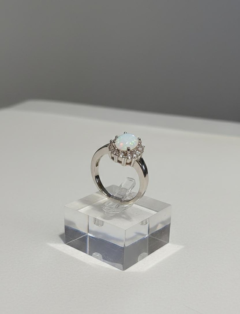 ANILLOS PLATA OPALO