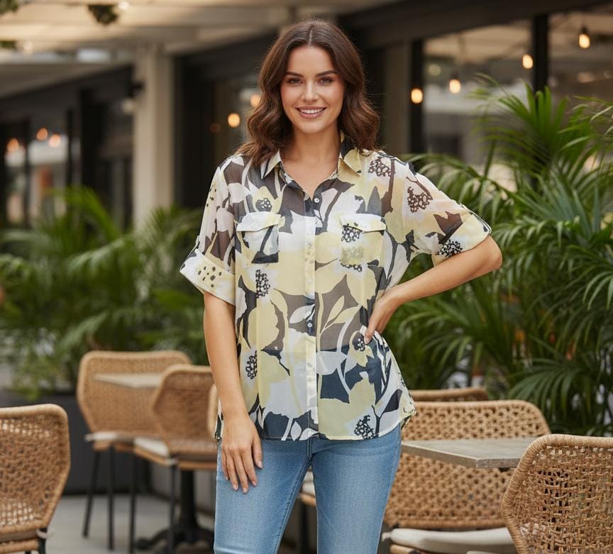 NICOLA BLUSA MUJER AMARILLO