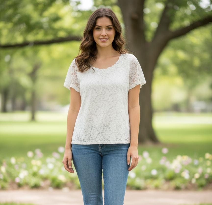 AMERICAN CAMISETA MUJER BLANCO-