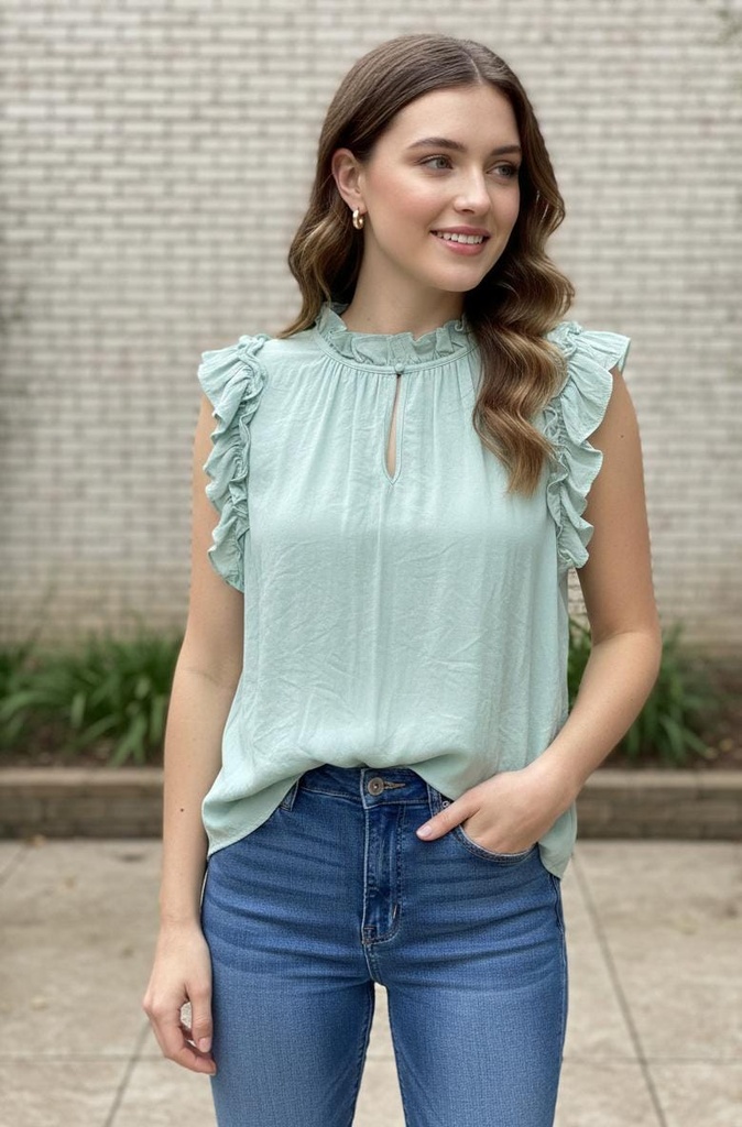 MINE BLUSA MUJER VERDE MENTA