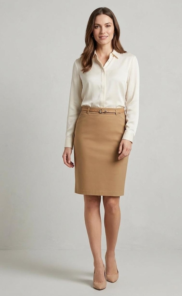 DAZZ FALDA MUJER KAKI D14412