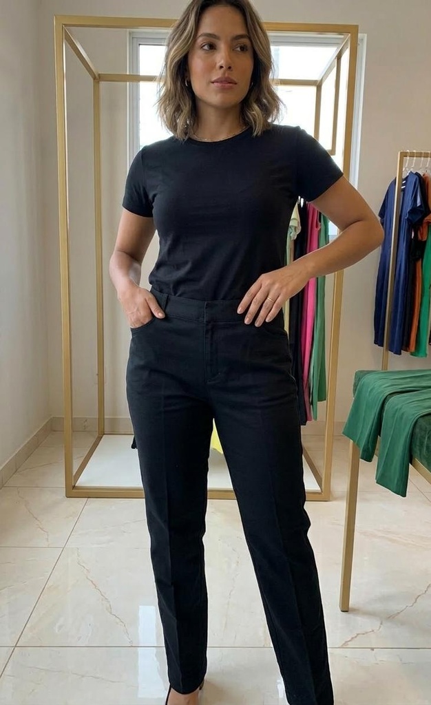 DAVID ASH PANTALON FORMAL NEGRO