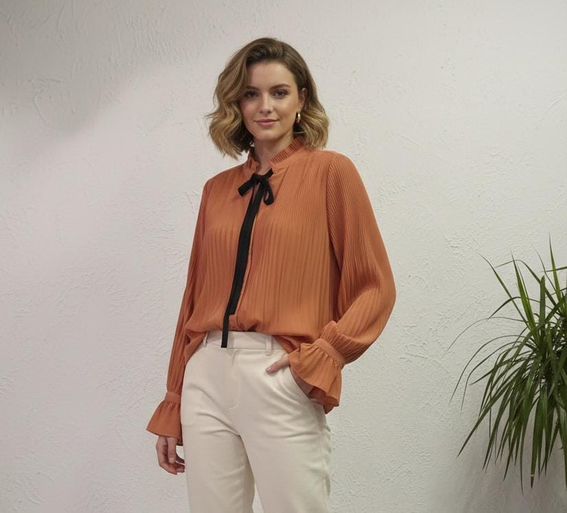 DANCE&MARVEL BLUSA MUJER TERRACOTA