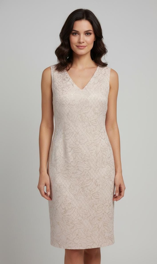 DONNA RICCO VESTIDO MUJER BEIGE-