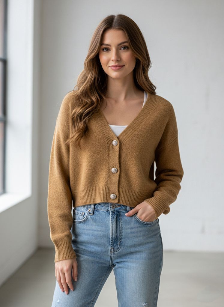 DOUBLE ZERO SUETER CAFE MUJER