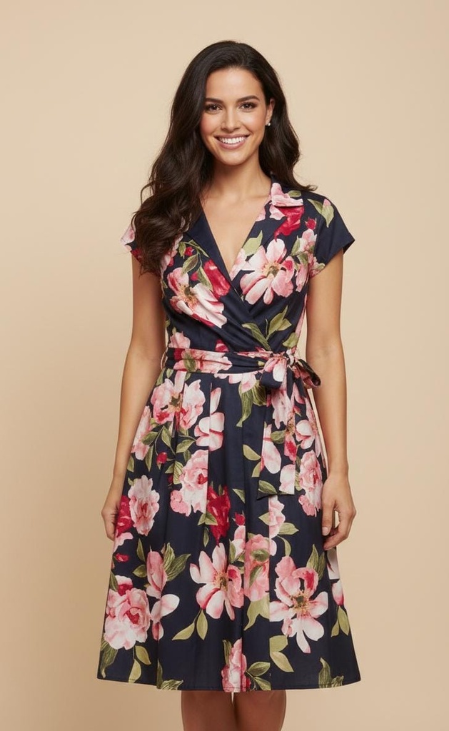 SHELBY&PALMER VESTIDO MUJER AZUL