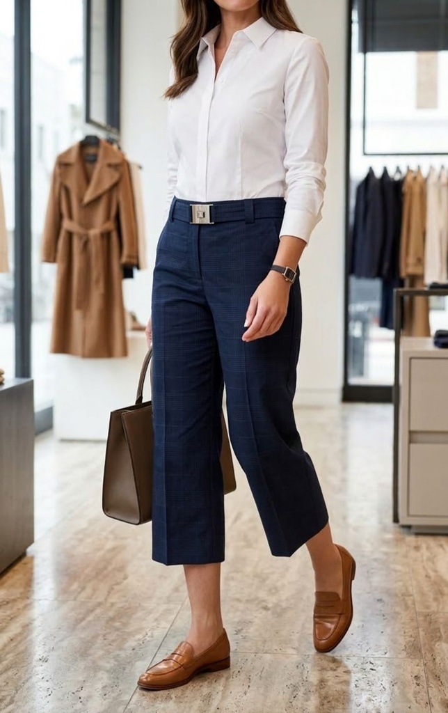 SHARAGANO PANTALON FORMAL AZUL HT9S10490