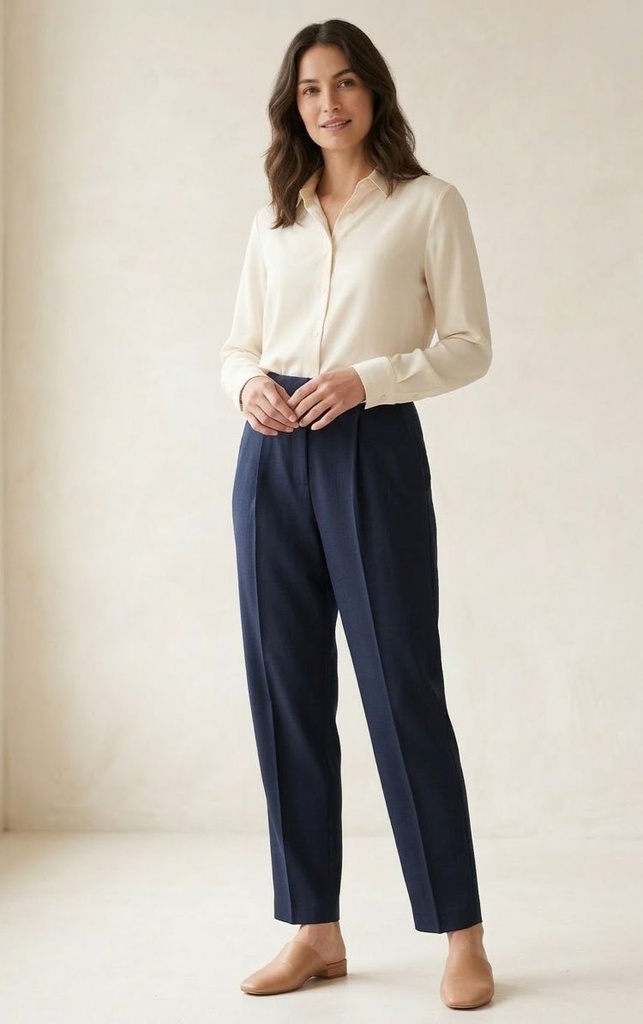 JASMINE TAYLOR PANTALON FORMAL AZUL