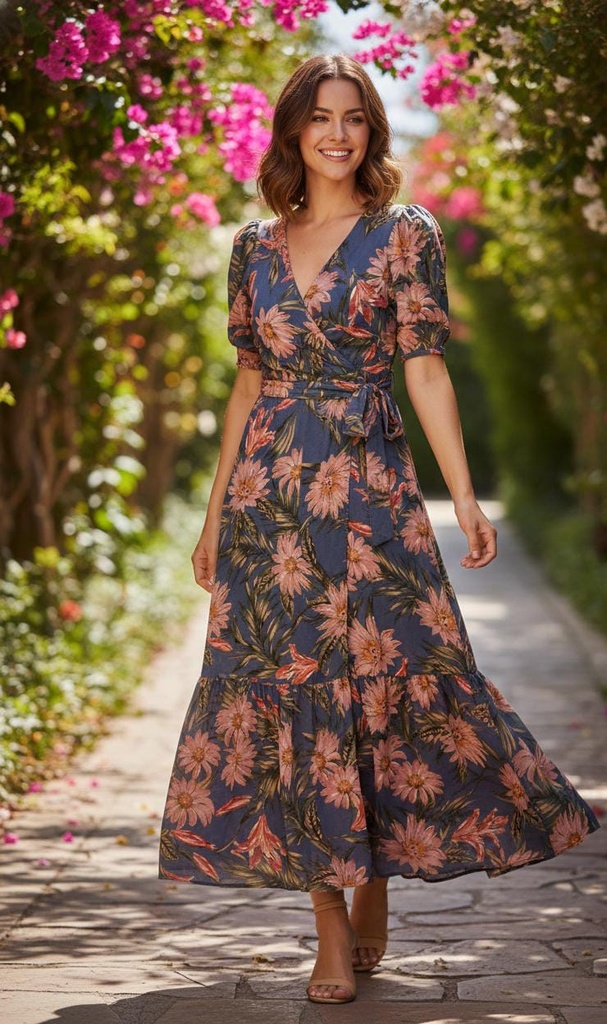 JULIA JORDAN VESTIDO CELETE-FLRS CLR