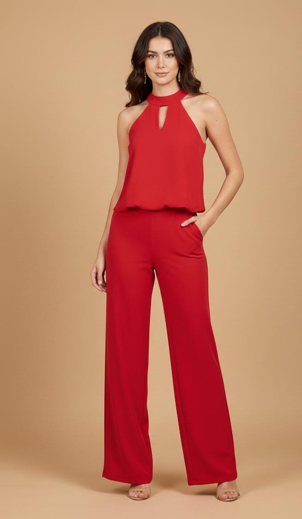 TYCHE JUMPSUIT MUJER ROJO
