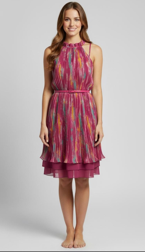 JESSICA SIMPSON VESTIDO FUCSIA