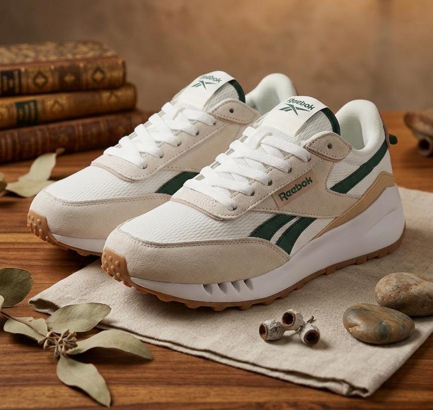 REEBOX TENIS BLANCO-BEIGE-VERDE