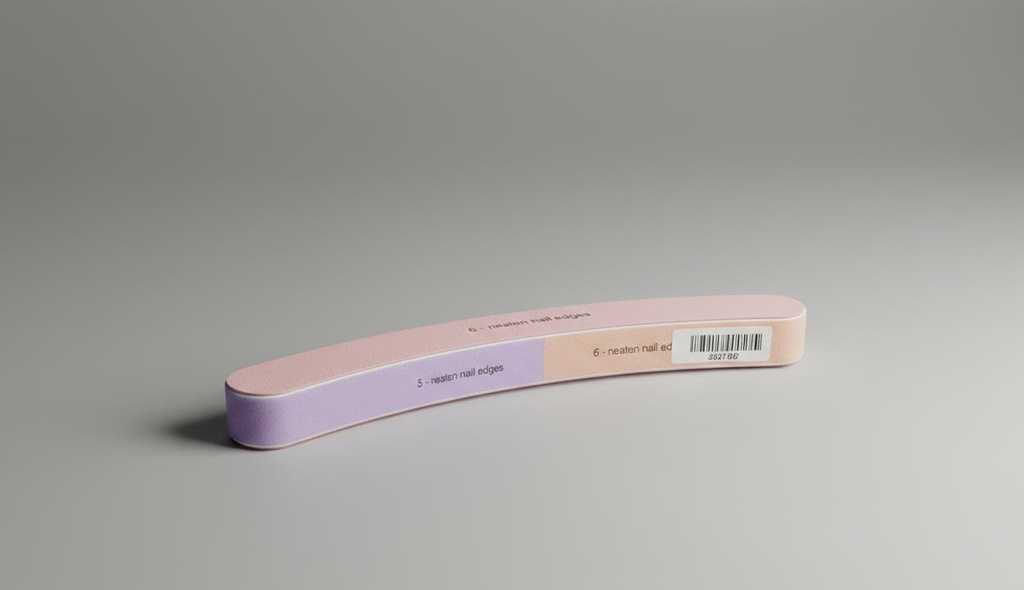 LIMA PARA UÑAS COLORES CURVA