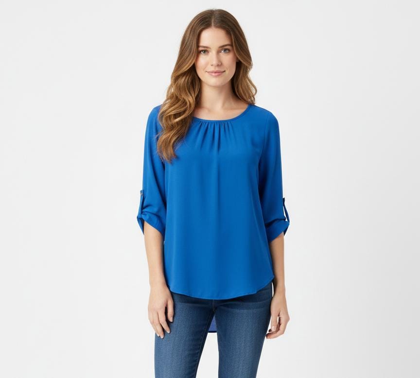 MINE BLUSA MUJER AZUL ELECTRICO TA8453