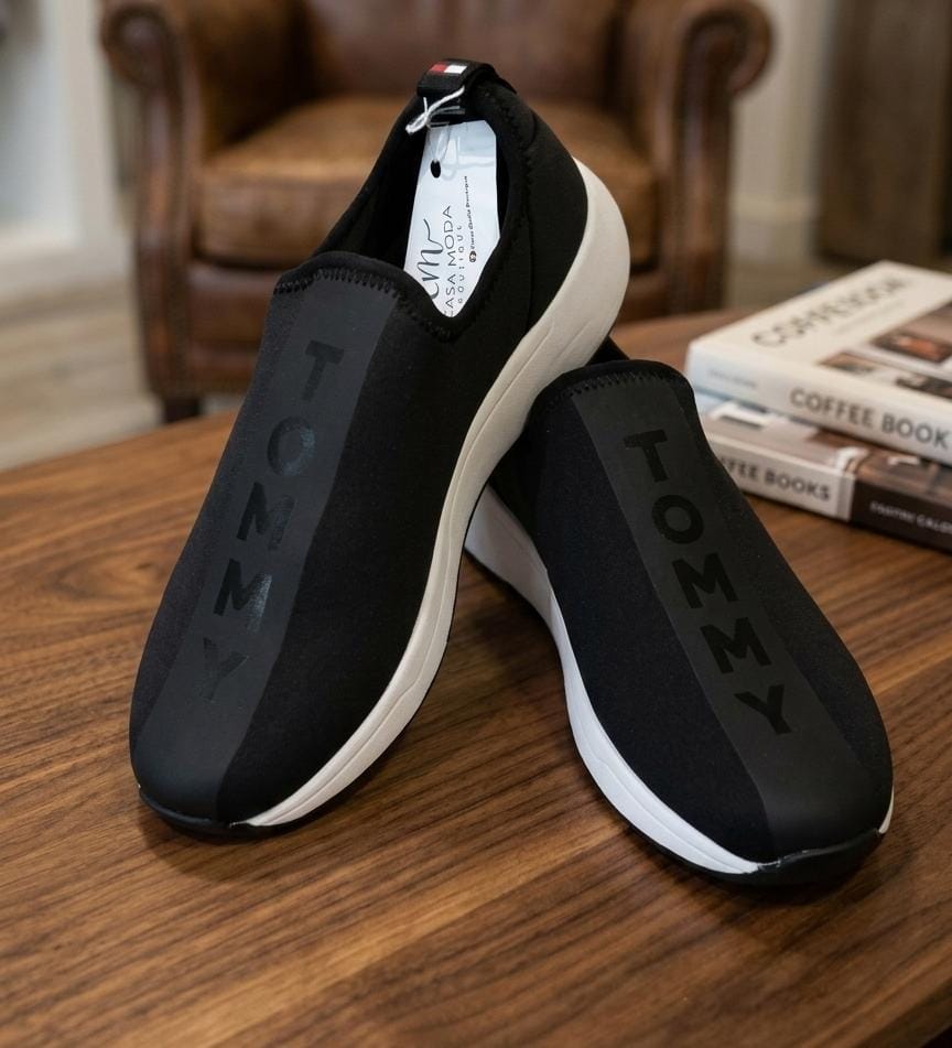 TOMMY TENIS NEGRO-BLANCO