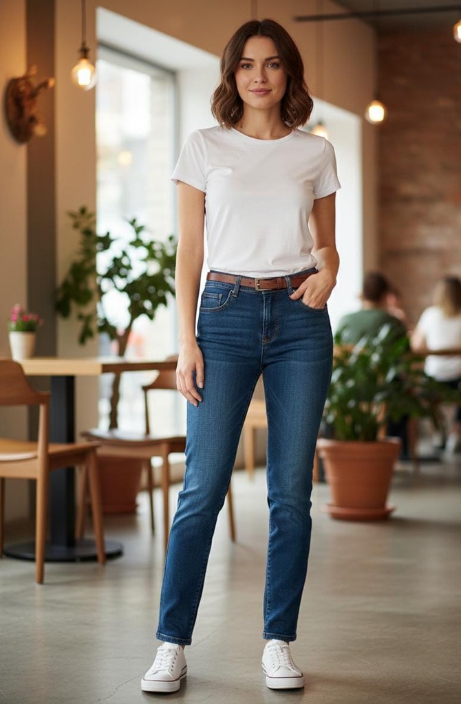 W7610/JEANS AZUL OSCURO