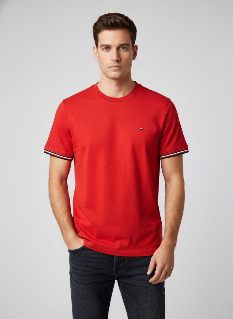 TOMMY CAMISETA ROJO MUJER