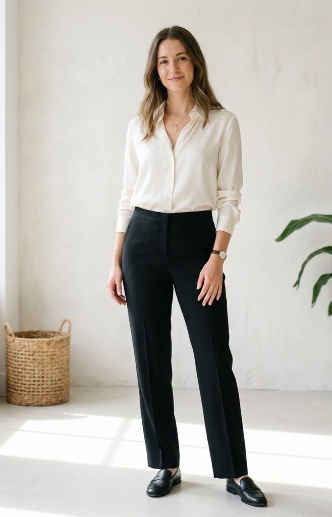 ELIZABETH K PANTALON FORMAL NEGRO 5507N