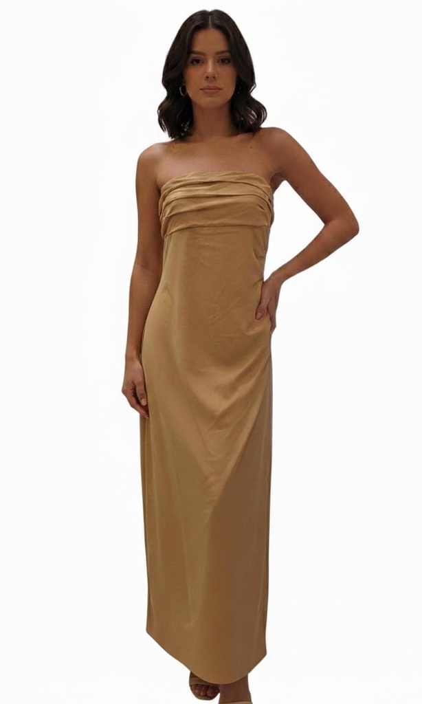 HYFVE VESTIDO MOSTAZA MUJER HF24E048