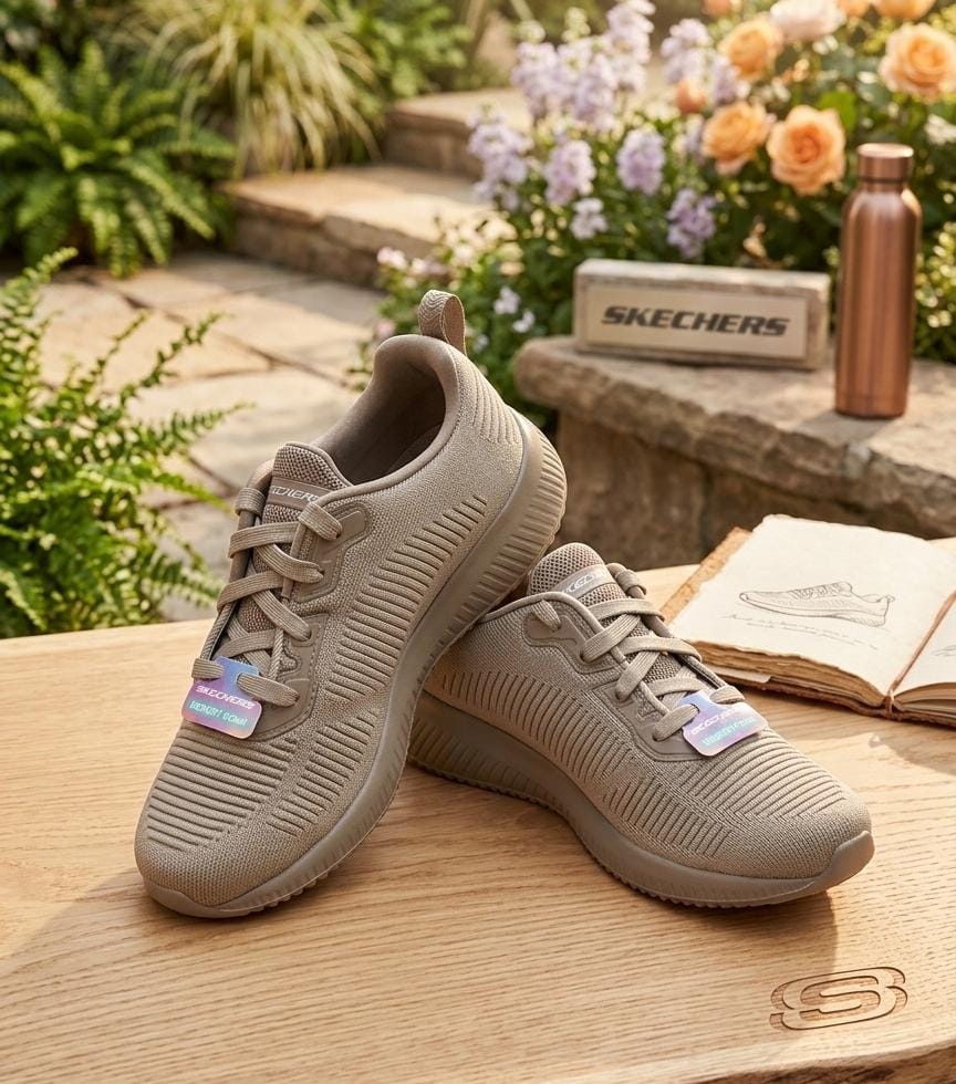 SKECHERS TENIS TAUPE MUJER 58771RT