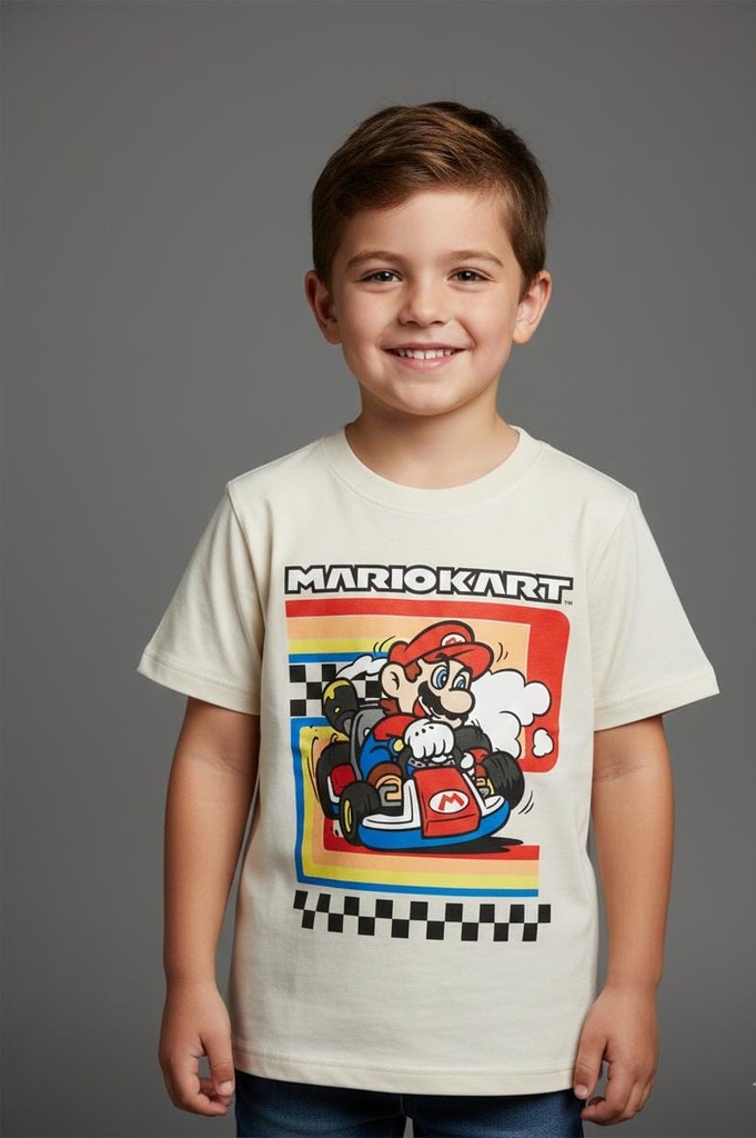 CARTER´S CAMISETA BEIGE MARIO BROSS IM0411CR