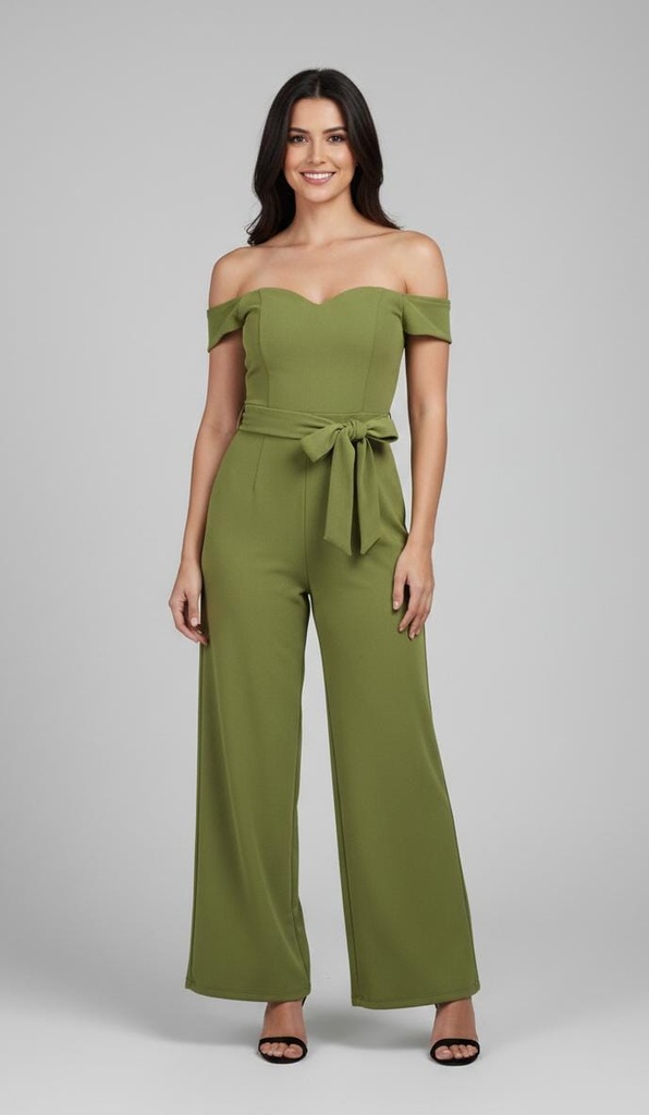 B JUMPSUIT VERDE TIERNO MUJER J94840