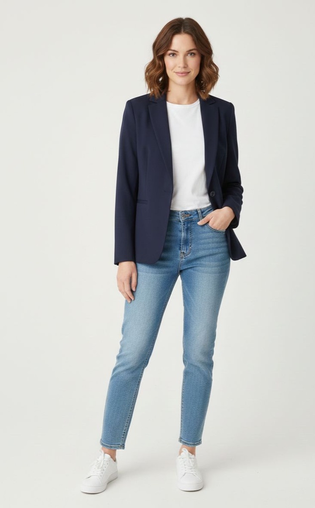 OVI BLAZER MUJER AZUL MARINO JS5446AM