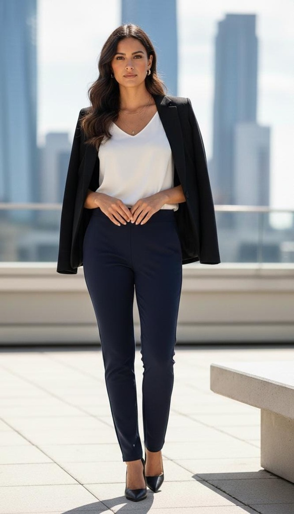 ACTIVE LICRA MUJER AZUL MARINO P11857