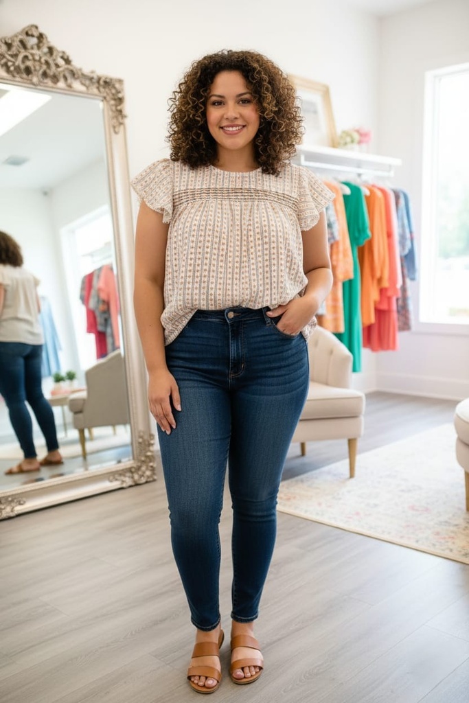 PERCH BLUSA BALNCO FLRS NARANJA PCR2025