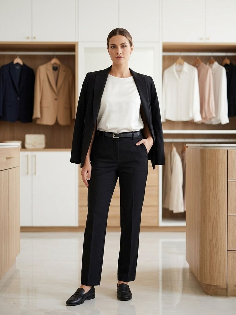 SHARAGANO PANTALON FORMAL NEGRO 764031