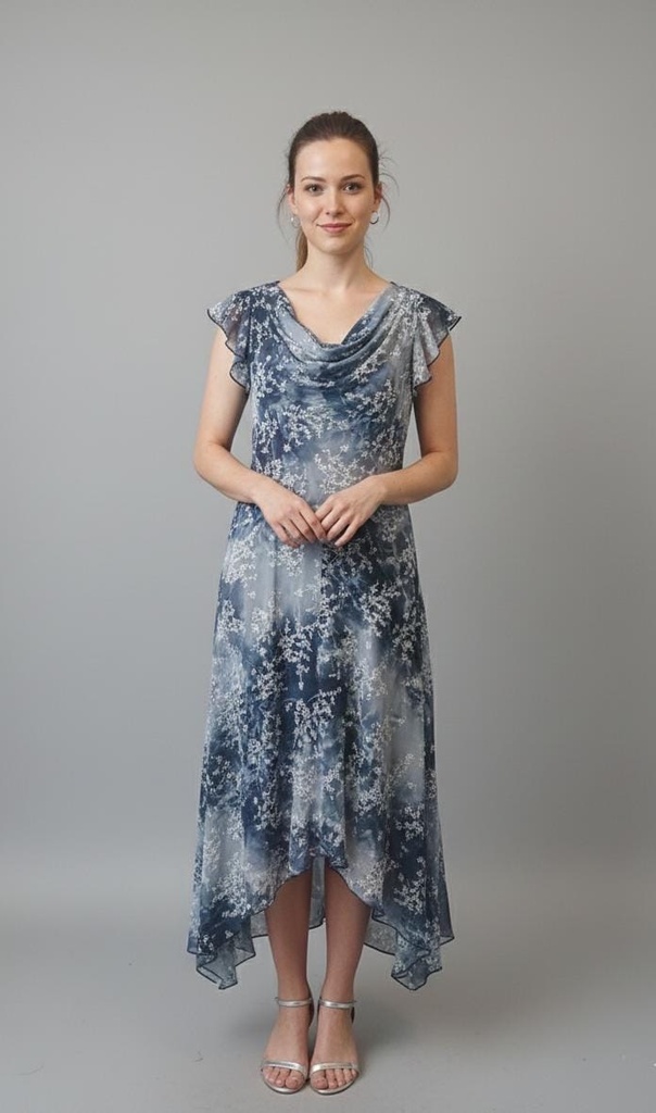 SIGNATURE VESTIDO MUJER CELESTE-BLC RB63603