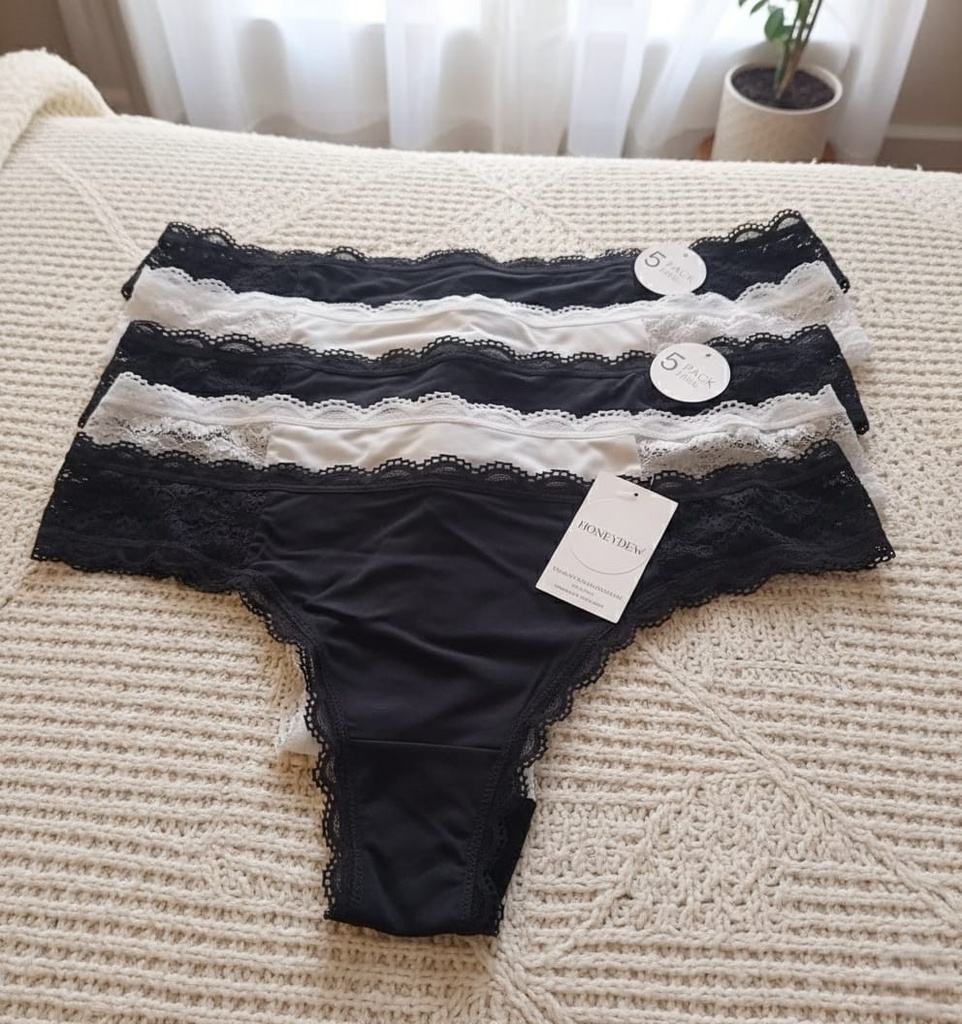 HONEYDEW BIKINI GRIS-NGERO 5PZS 13211P5