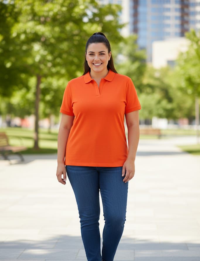 CALVIN KLEIN CAMISETA ANARANJADO