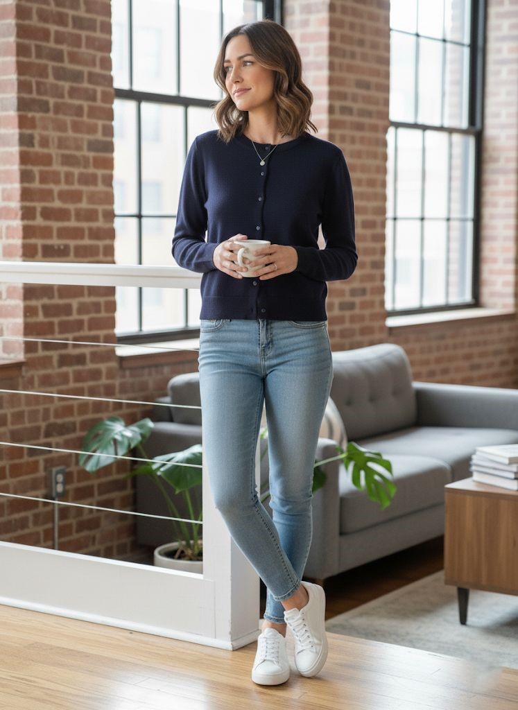 CIELO SUETER MUJER AZUL MARINO SW650AM