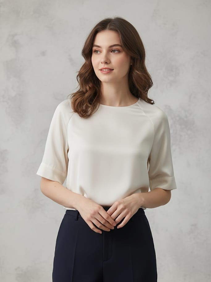 ACTIVE BLUSA CREMA MUJER T14430