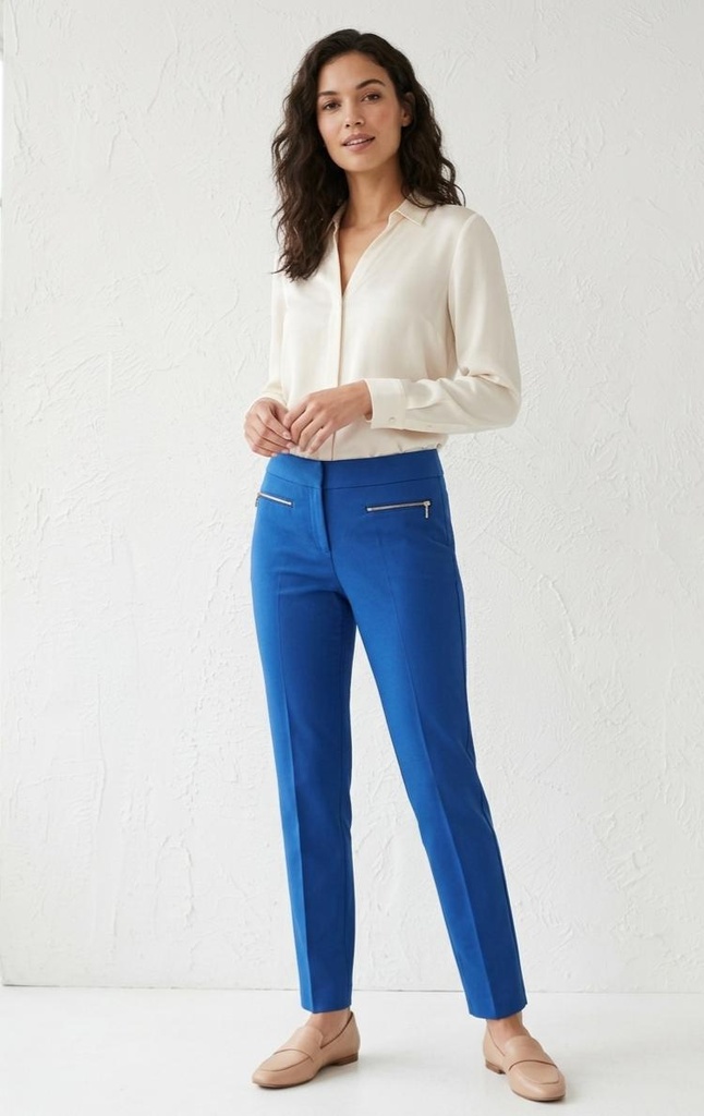 DAVID ASH PANTALON FORMAL AZUL ELECTRICO DA10513PAE