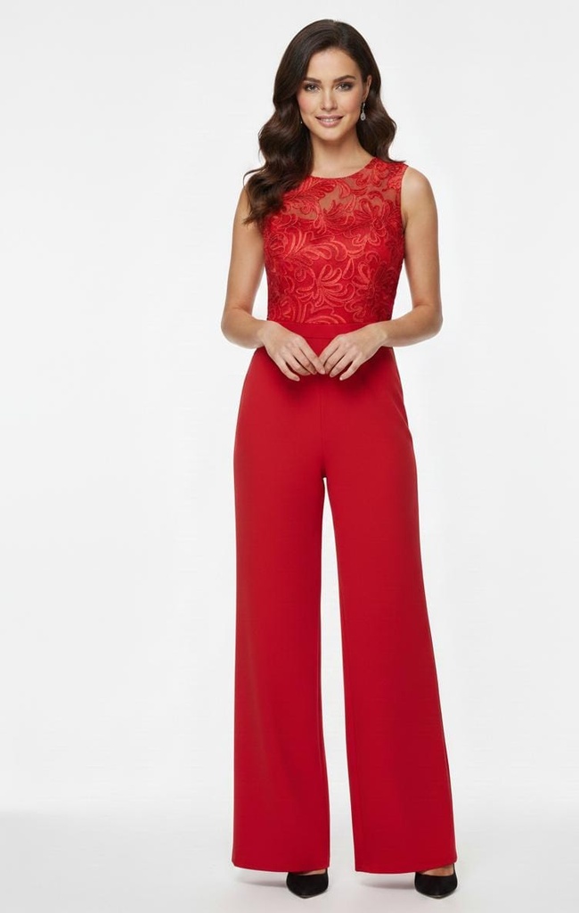 DONNA RICCO JUMPSUIT MUJER ROJO DR51776