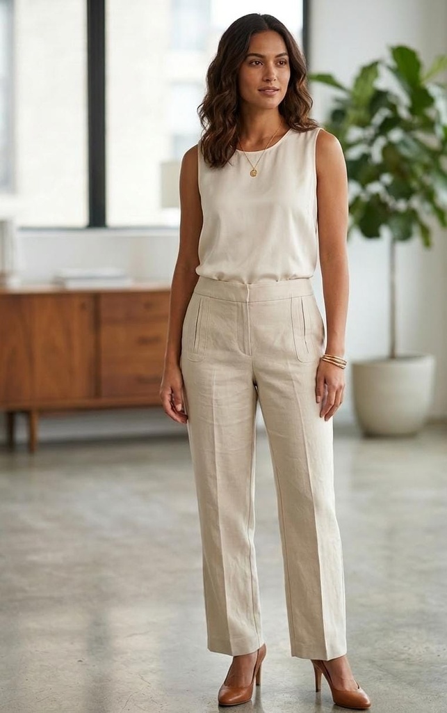 ZATARI PANTALON FORMAL BEIGE E2813P