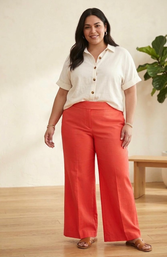 ZATARI PANTALON FORMAL CORAL E2887P