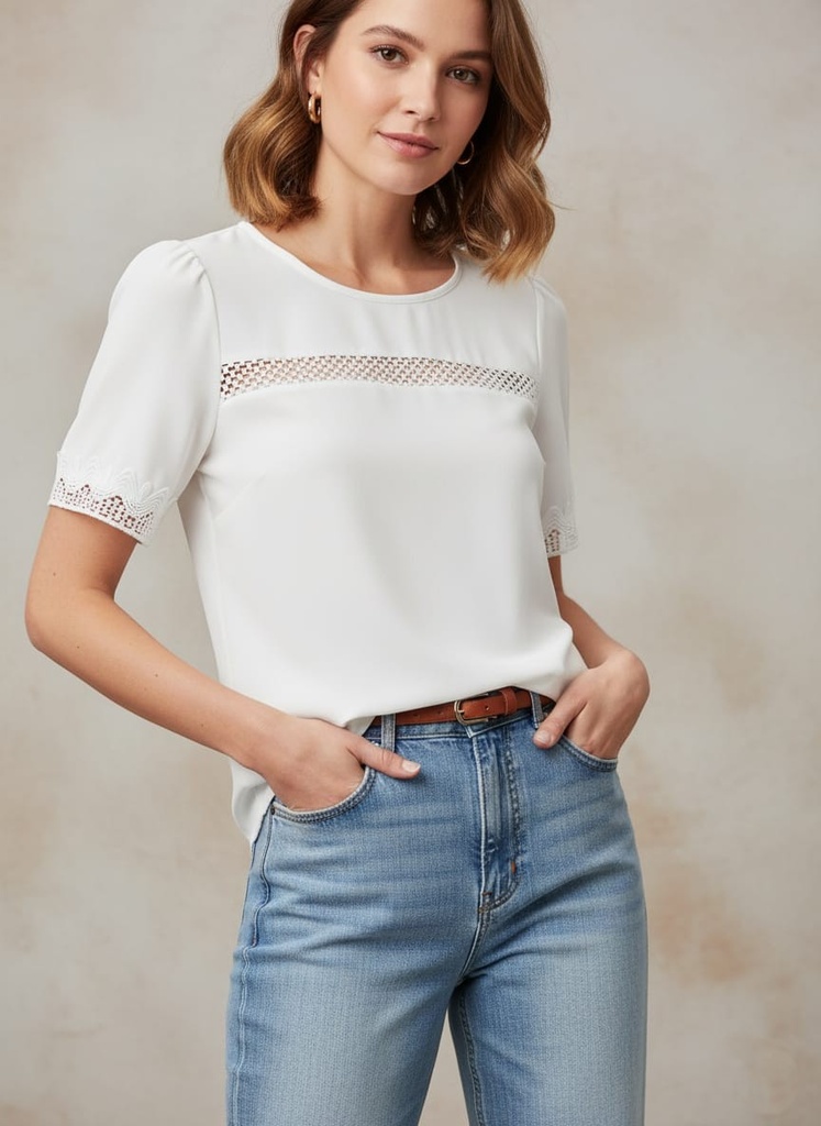 TOGETHER BLUSA BLANCO 3724B