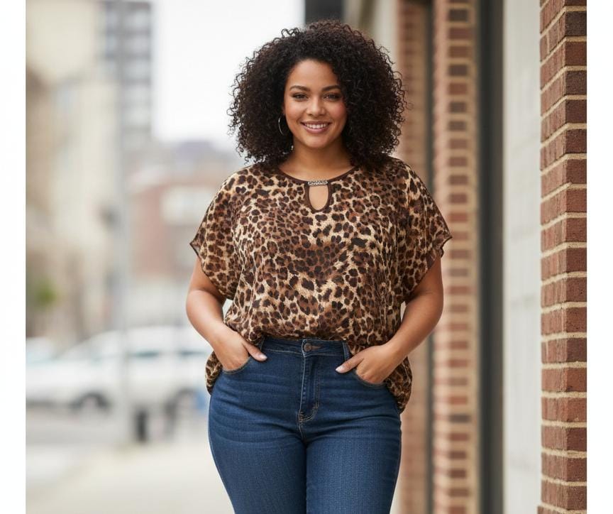 ANGELA BLUSA MUJER TIGRIADA 35444