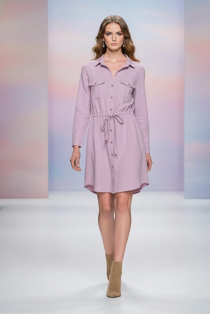 LOVE TREE VESTIDO MORADO LILA 4394DN