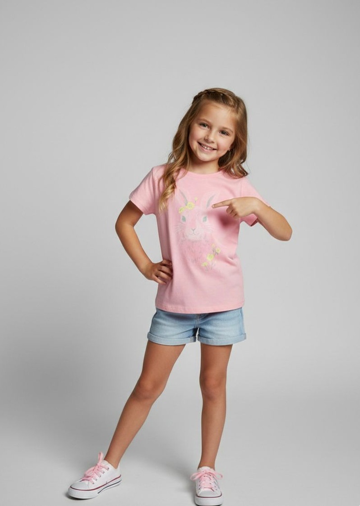 CARTER´S CAMISETA ROSA CONEJO NIÑA 11895RC