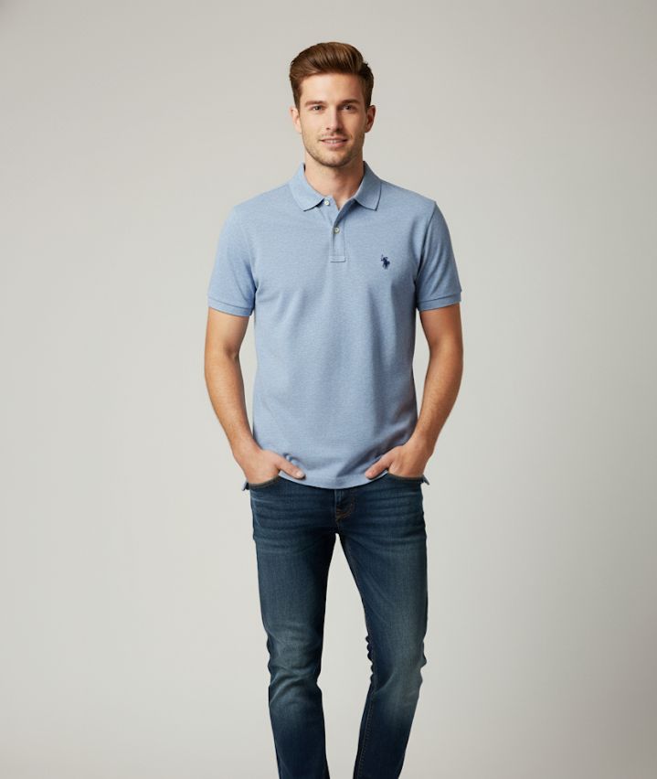 POLO CAMISETA C-P CELESTE HOMBRE 11601588C