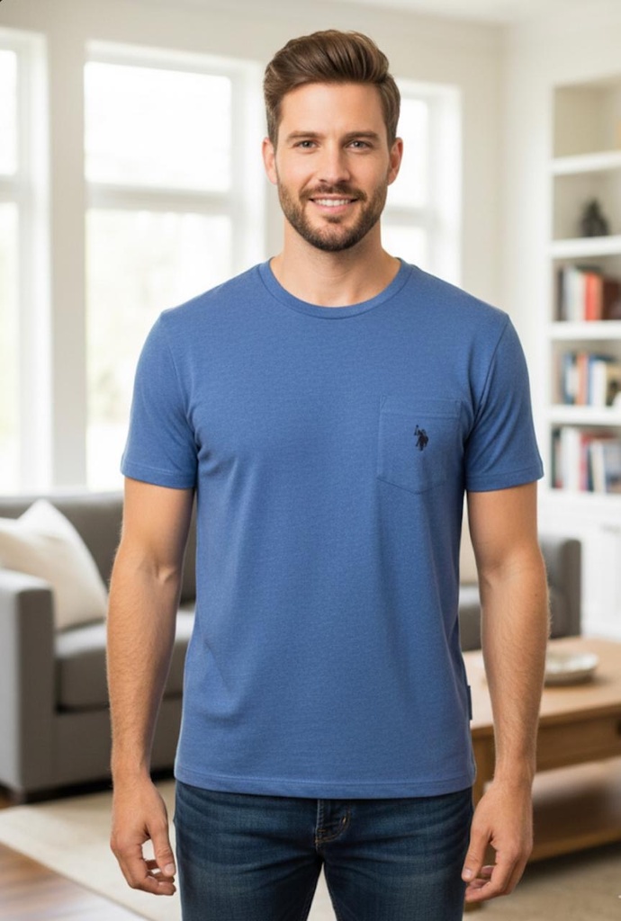 POLO CAMISETA AZUL OSCURO HOMBRE 11390204A