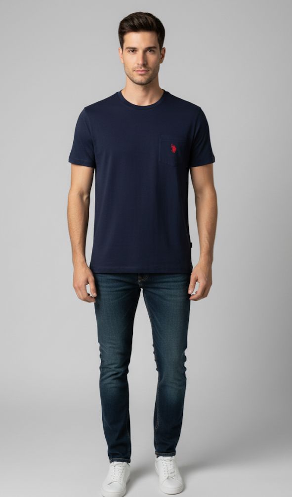 POLO  CAMISETA AZUL MARINO HOMBRE 11390204